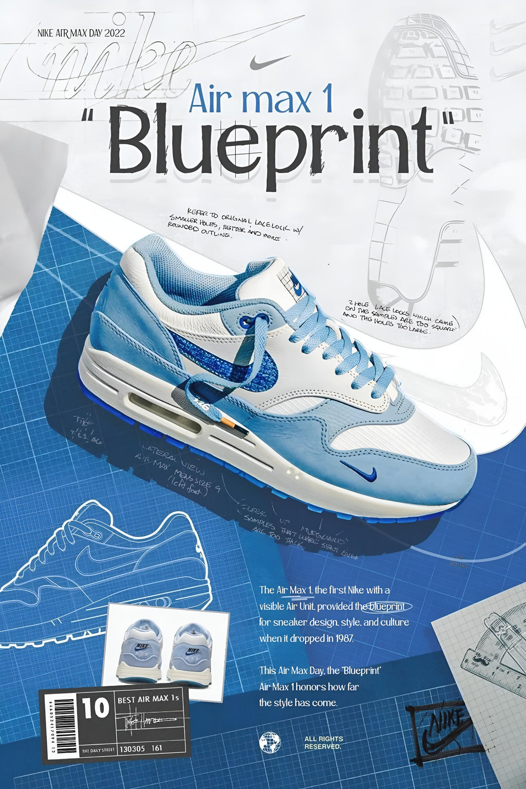 Air Max 1 Blueprint | Nike | Shoes