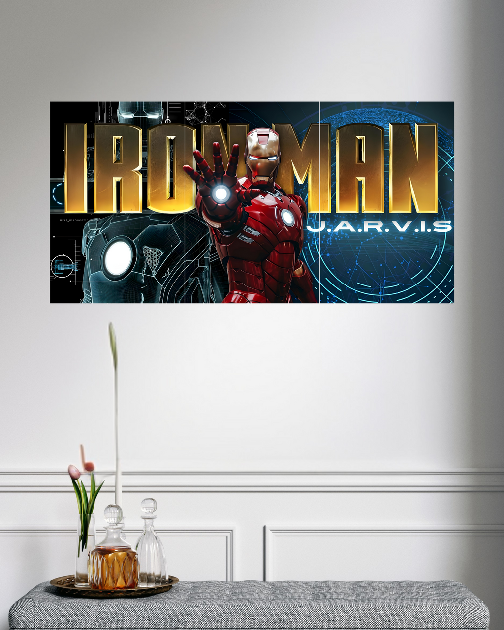 Iron Man | Split Poster | 3 Piece Set | Marvel