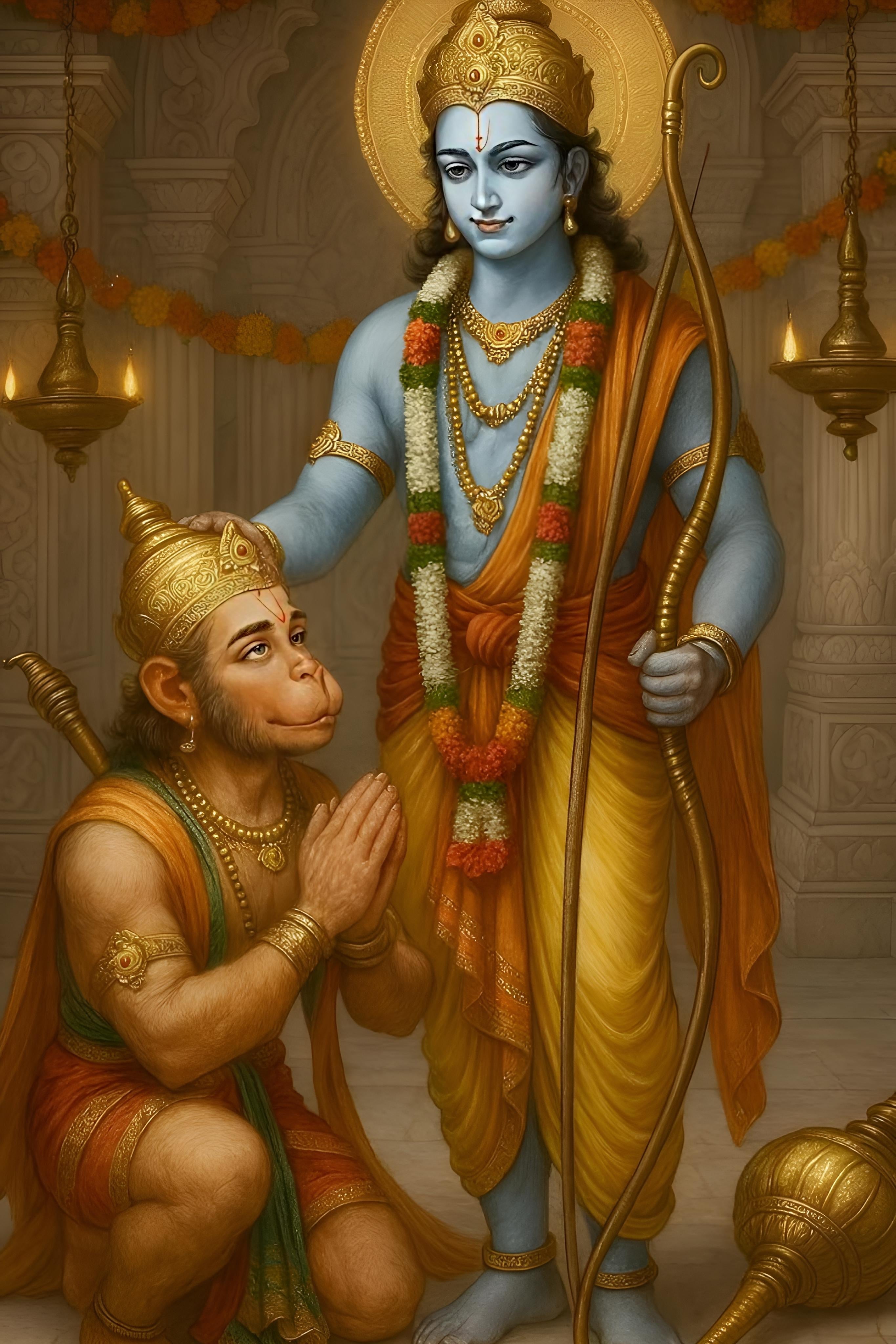 Lord Rama & Lord Hanuman 04 | Devotional