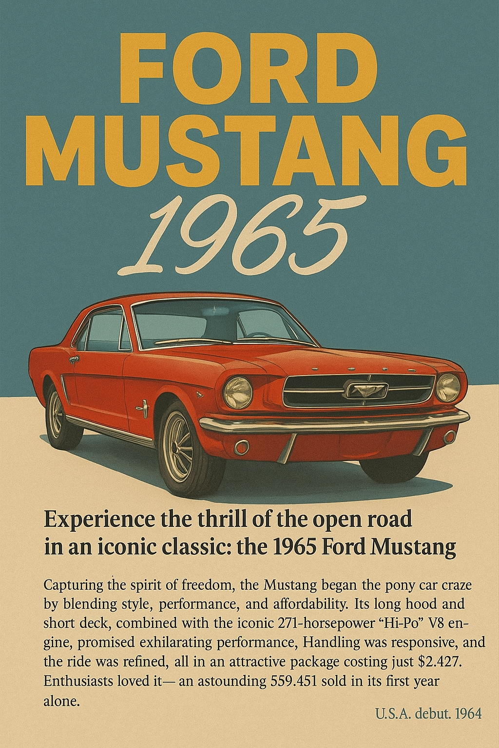 Ford Mustang (1965) | Vintage Cars