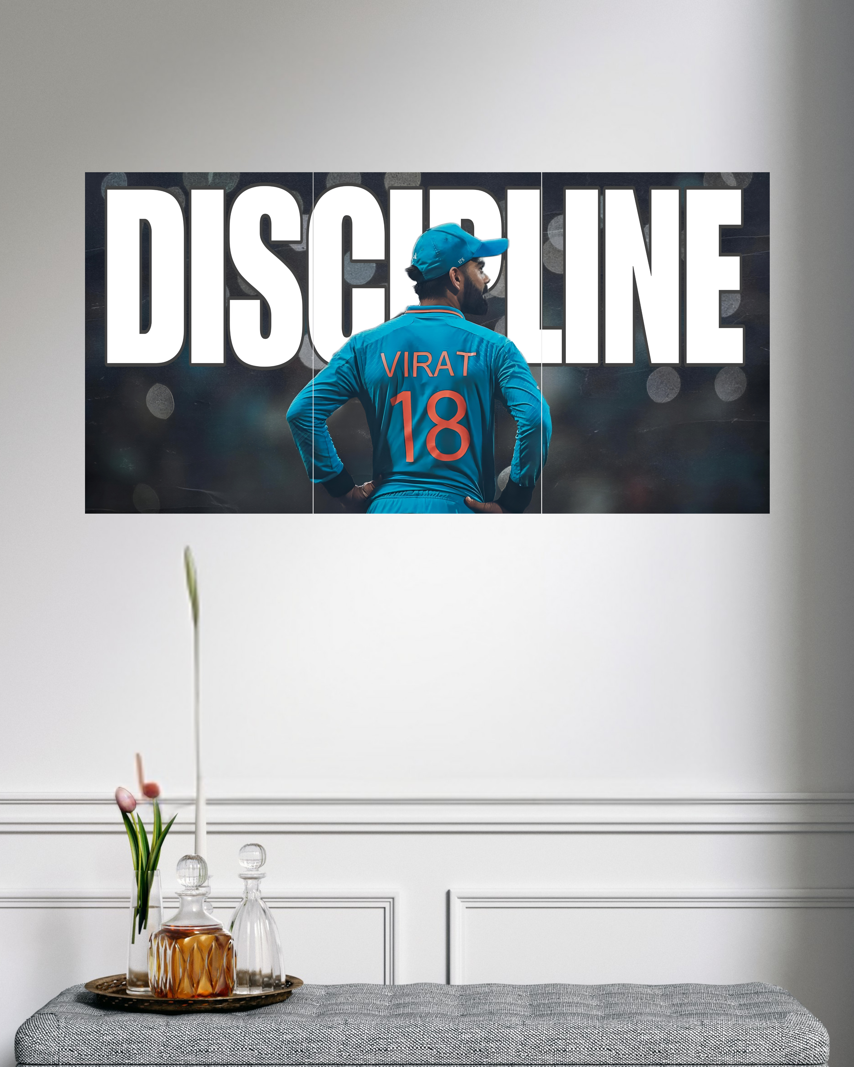 Virat Kohli | Split Poster | 3 Piece Set | Cricket