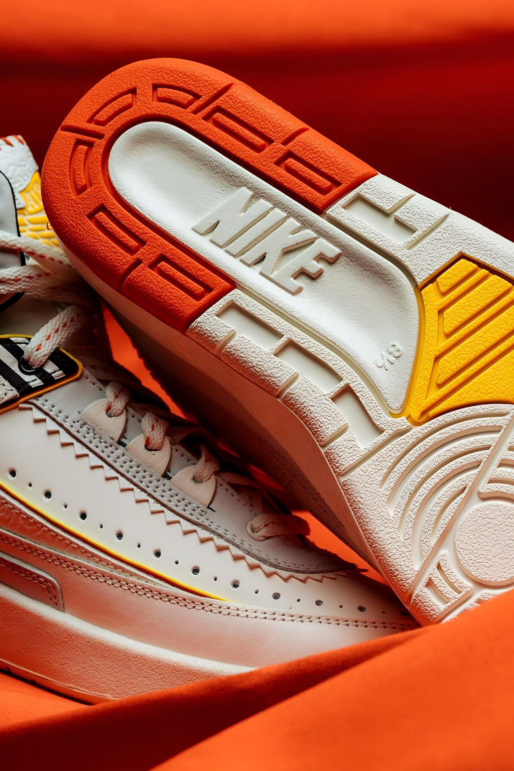 Air Jordan 2 x Maison Château Rouge Orange and Sail 02 | Nike | Shoes