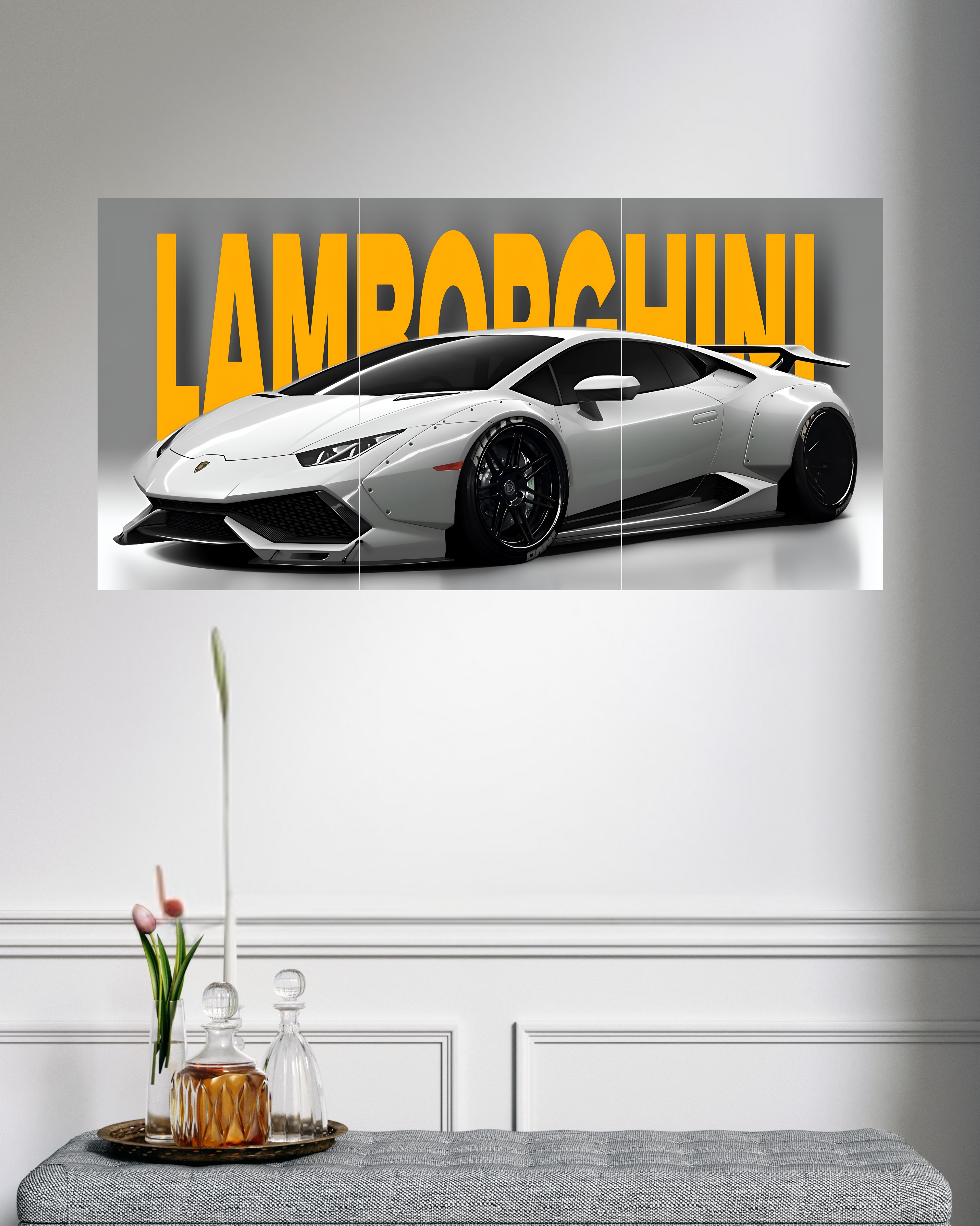 Lamborghini | Split Poster | 3 Piece Set | Cars