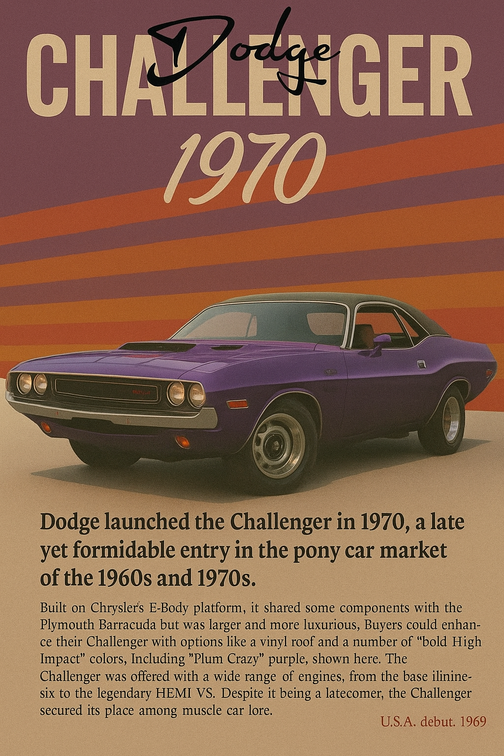 Dodge Challenger (1970) | Vintage Cars