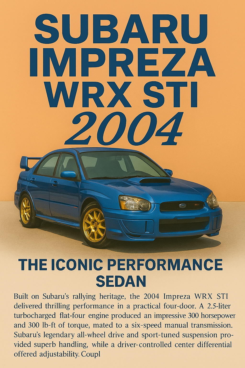 Subaru Impreza WRX STI (2004) | Vintage Cars