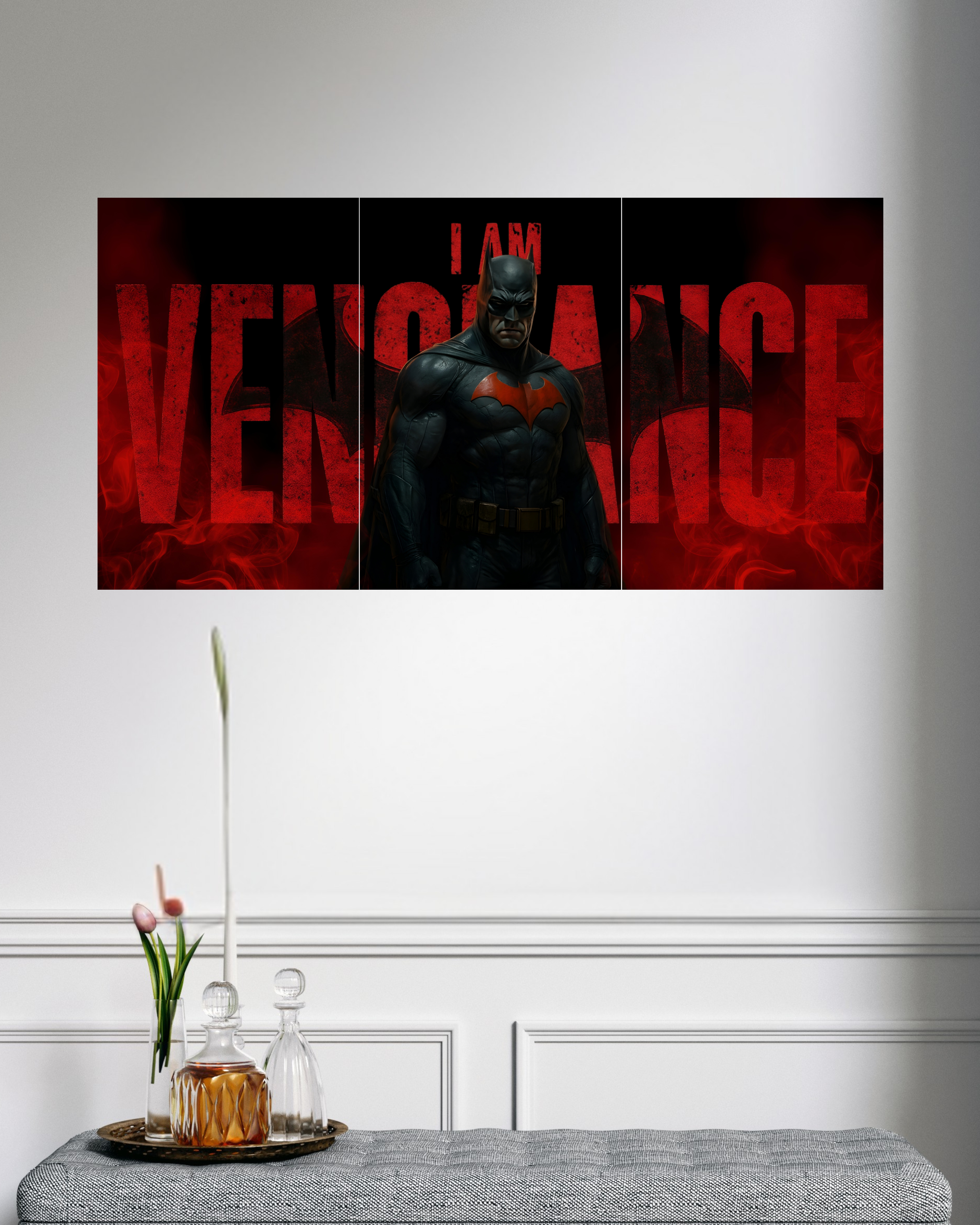 Vengeance Batman | Split Poster | 3 Piece Set | DC