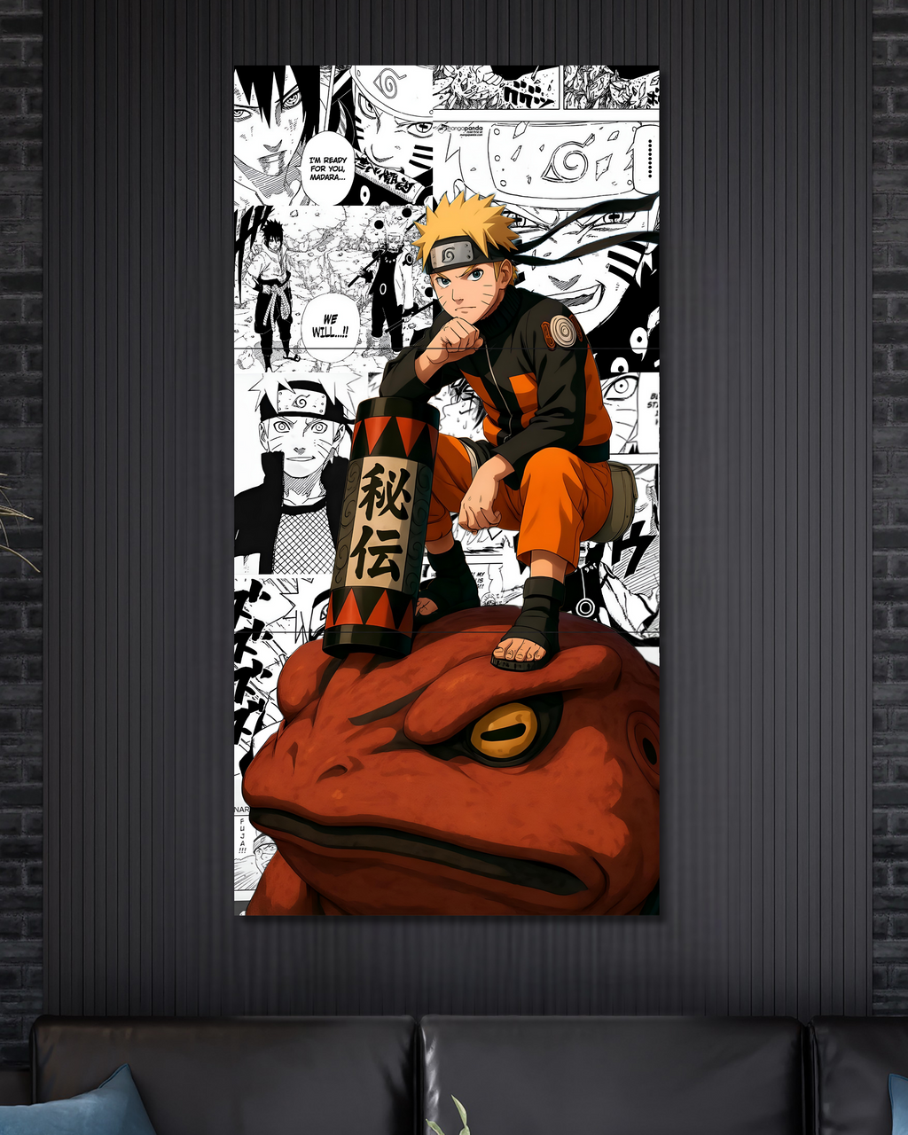 Naruto Manga | Split Poster | 3 Piece Set | Anime