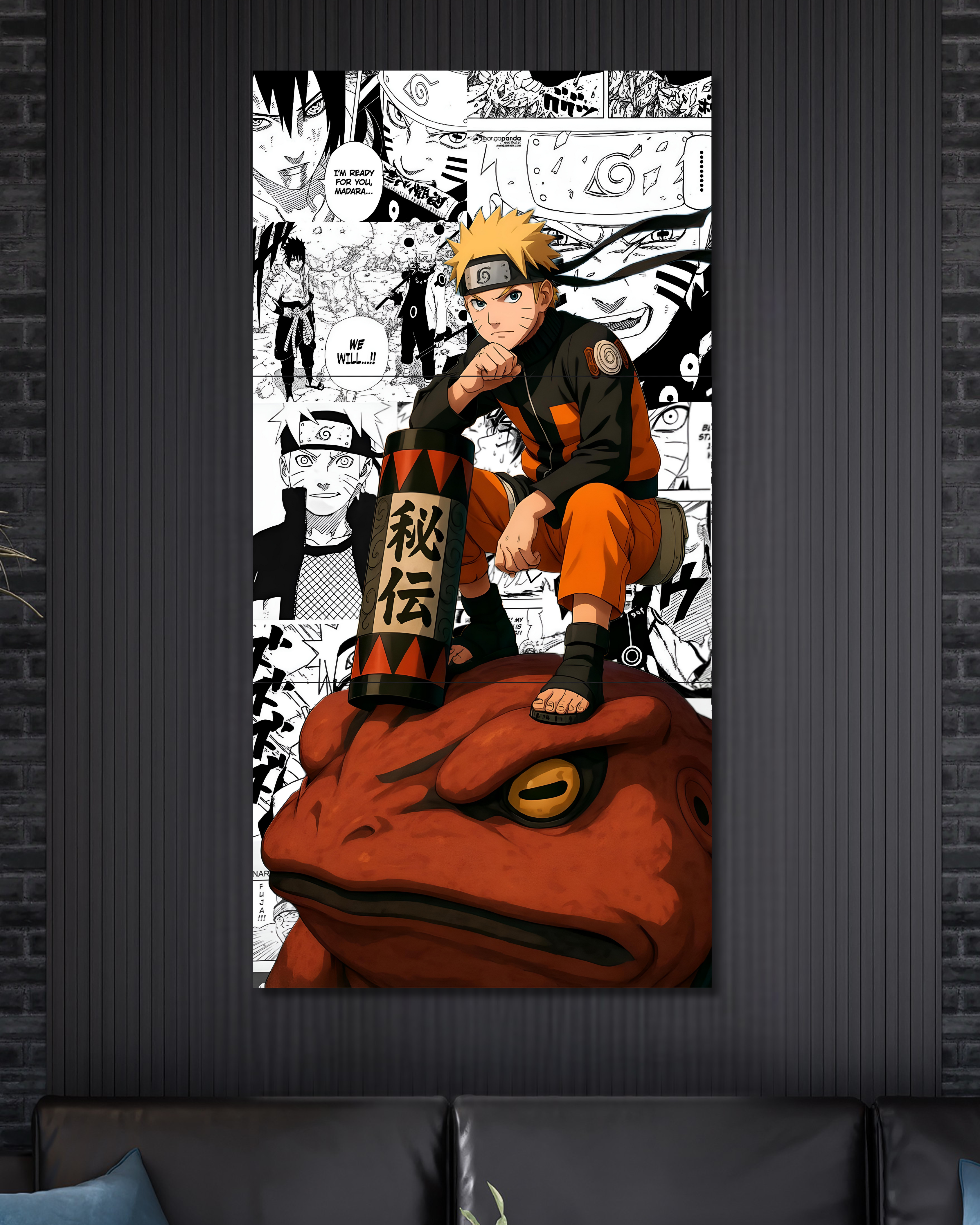 Naruto Manga | Split Poster | 3 Piece Set | Anime
