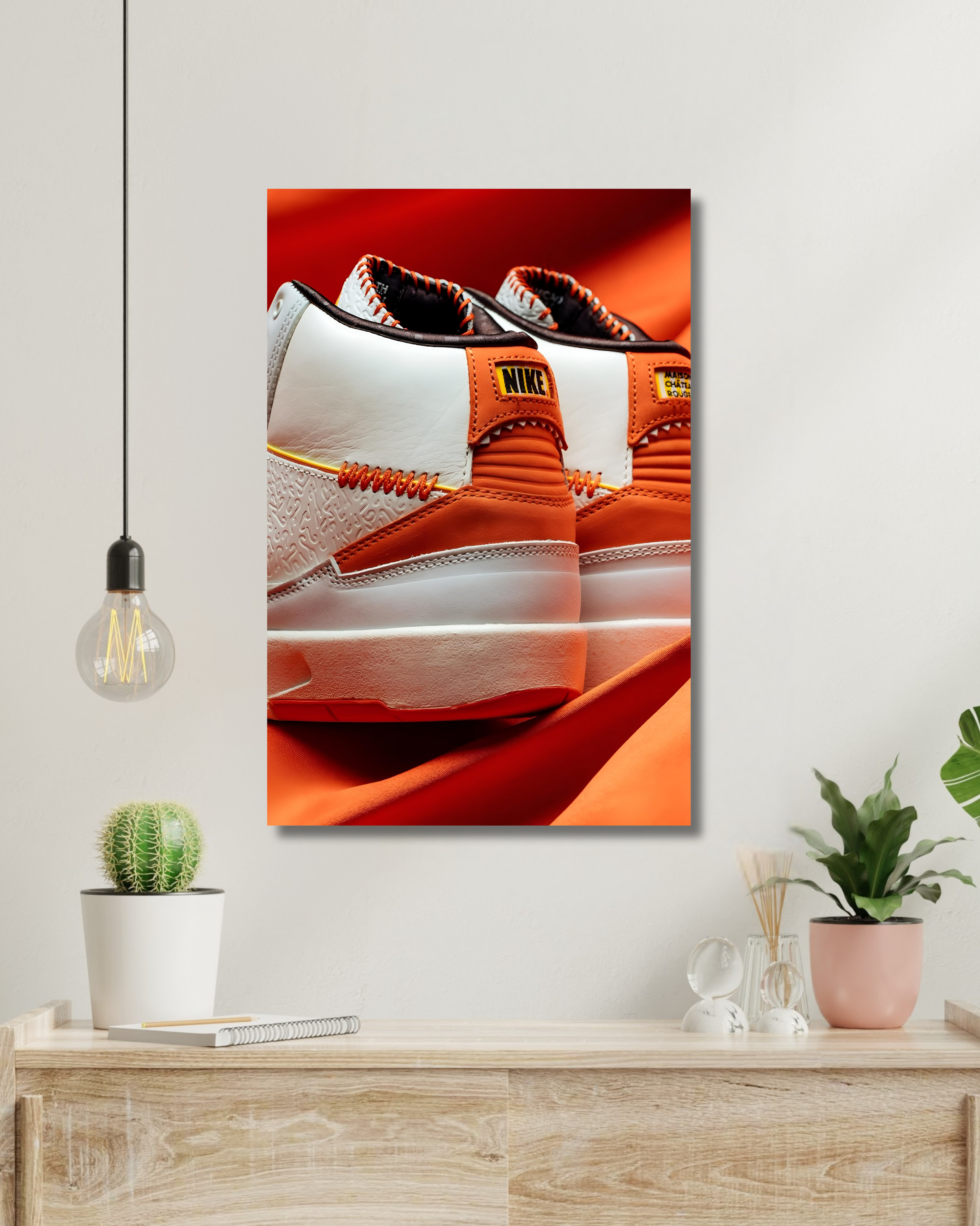Air Jordan 2 x Maison Château Rouge Orange and Sail | Nike | Shoes