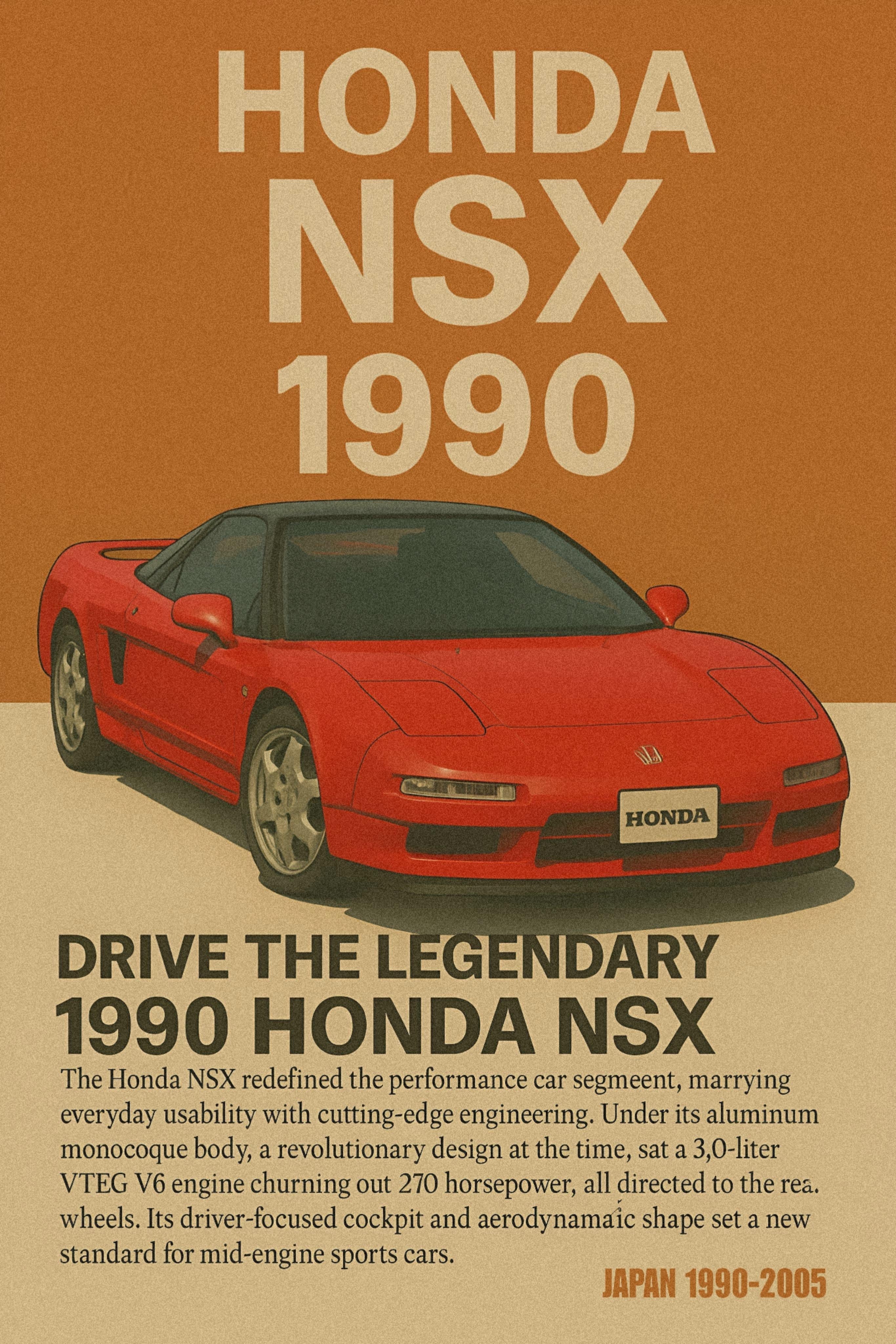 Honda NSX (1990) | Vintage Cars